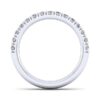 pave diamond anniversary band