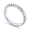 pave diamond anniversary band