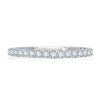 14kt White Gold .34ctw Diamond Quilted Wedding Band