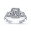 24257-Gabriel-14kt white gold emerald cut & tapered baguette diamond engagement ringER7269W44JJ-4