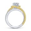 23030-diamond .64ctw four row twisted Gabriel-14K-White-Yellow-Gold-Round-Freeform-Diamond-Engagement-Ring_ER14052R4M44JJ-2