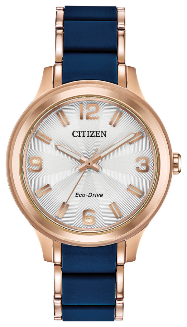 citizen eco drive goldtone ladies watch