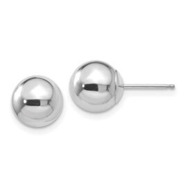 14kt 8mm ball stud earrings