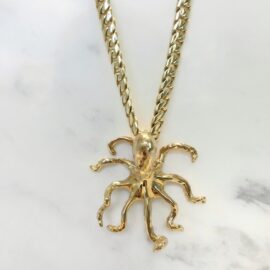 3-D octopus pendant