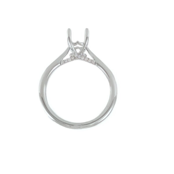 round solitaire engagement ring