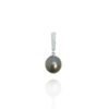 Tahitian pearl 10 x 11 mm enhancer