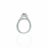 diamond halo engagement ring mounting