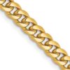 14k 4.25mm 24" curb link chain