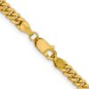 14k 4.25mm 24" curb link chain