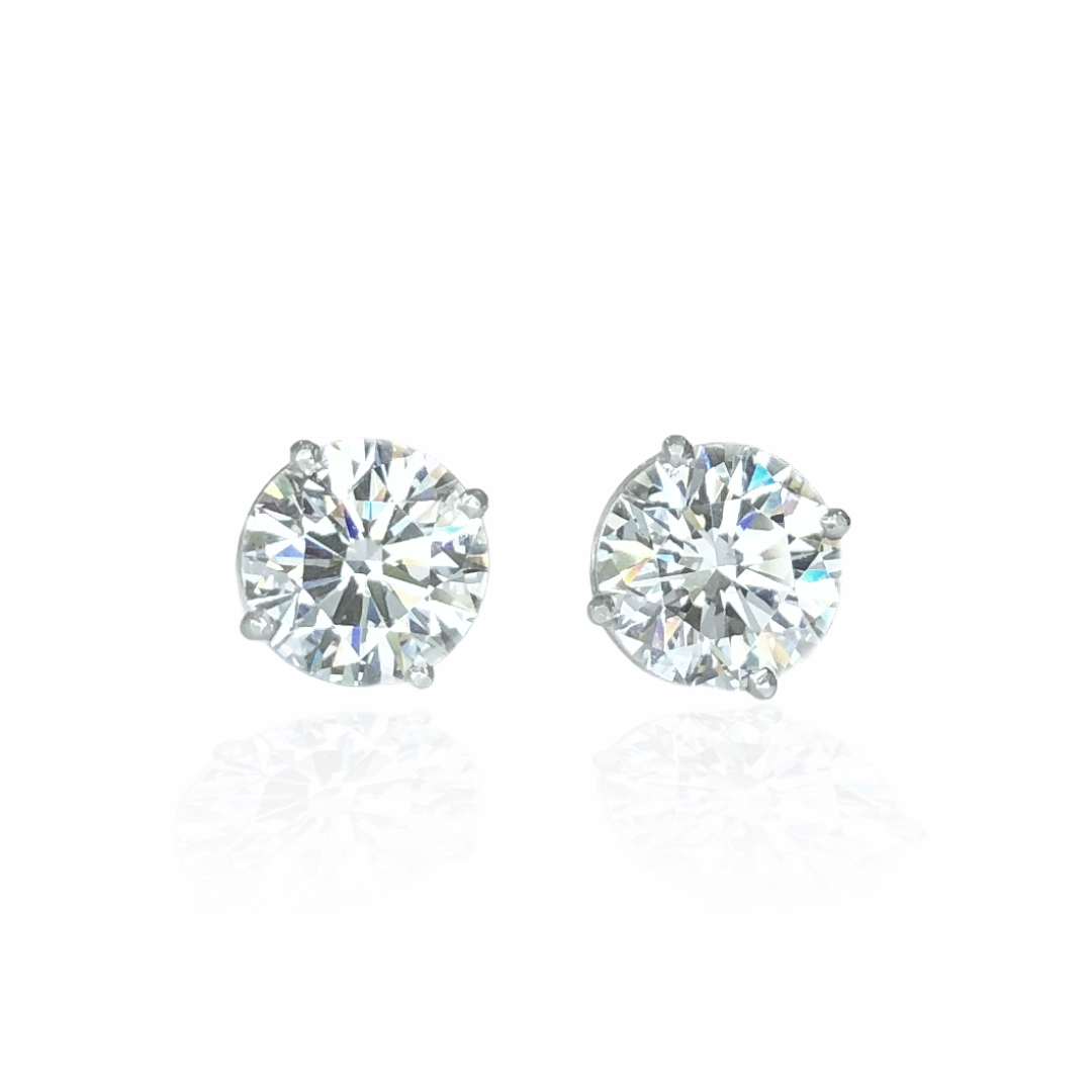 Diamond Stud Earrings 3.22ctw | Jupiter Jewelry, Inc.
