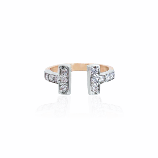 open t bar diamond ring