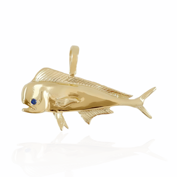 swimming mahi pendant