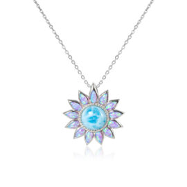sunflower pendant