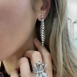ferrari firenze diamond soffio earrings