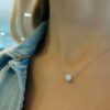 1.00 Carat Heart Shape Diamond Necklace