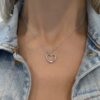 open heart pendant