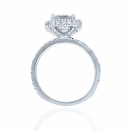 diamond ring with 1.51 carat round brilliant cut diamond
