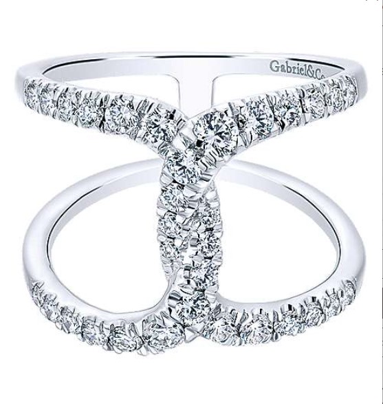 Women's Interlocked Russian Wedding Rings-WR-RWR