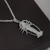 sterling silver florida lobster pendant