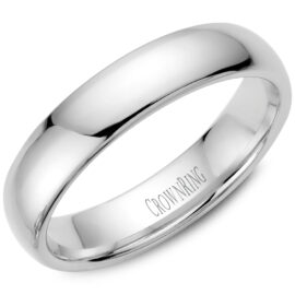 men's 5mm white gold size 10.5 wedding band