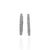 Petite Diamond Huggie Earrings - Image 2