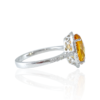 SHING ON CIR10053 - 14KW CITRINE OVAL DIA HALO RING (1)