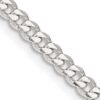 sterling silver 3.5mm curb link chain
