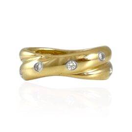 Estate Tiffany & Co Etoile diamond ring