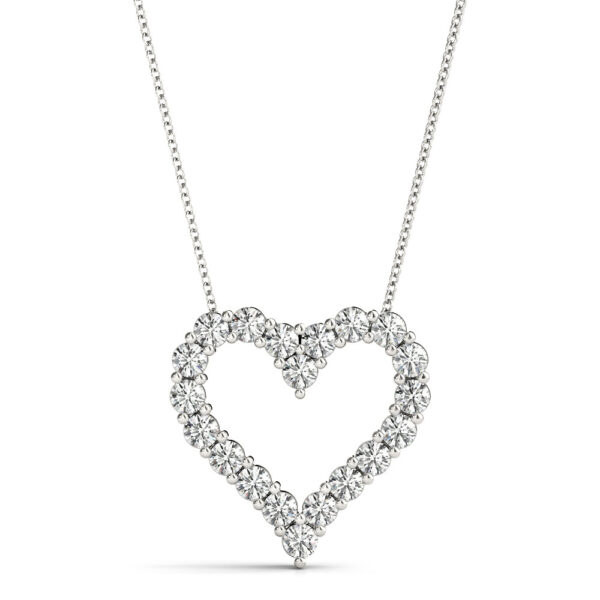 diamond heart pendant