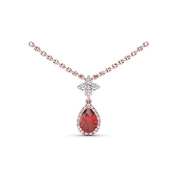 ruby and diamond necklace